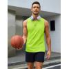 imageMAGCOMSEN Mens Tank Tops Workout Gym Sleeveless Shirts Moisture Wicking Breathable Muscle Shirt Casual Summer TanksFl Green
