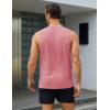 imageMAGCOMSEN Mens Tank Tops Workout Gym Sleeveless Shirts Moisture Wicking Breathable Muscle Shirt Casual Summer TanksGrey Pink