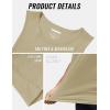imageMAGCOMSEN Mens Tank Tops Workout Gym Sleeveless Shirts Moisture Wicking Breathable Muscle Shirt Casual Summer TanksKhaki