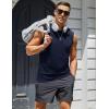 imageMAGCOMSEN Mens Tank Tops Workout Gym Sleeveless Shirts Moisture Wicking Breathable Muscle Shirt Casual Summer TanksNavy