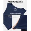 imageMAGCOMSEN Mens Tank Tops Workout Gym Sleeveless Shirts Moisture Wicking Breathable Muscle Shirt Casual Summer TanksNavy Blue