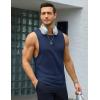 imageMAGCOMSEN Mens Tank Tops Workout Gym Sleeveless Shirts Moisture Wicking Breathable Muscle Shirt Casual Summer TanksNavy Blue