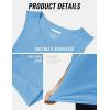 imageMAGCOMSEN Mens Tank Tops Workout Gym Sleeveless Shirts Moisture Wicking Breathable Muscle Shirt Casual Summer TanksWater Blue