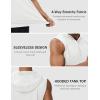 imageMAGCOMSEN Mens UPF 50 Sleeveless Hoodie Sun Protection Cooling Muscle Tank Top for Workout Gym FitnessWhite