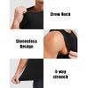 imageMAGCOMSEN Mens UPF 50 Sleeveless Shirts Quick Dry UV Protection Muscle Athletic Tank Top for Workout Swim Running GymBlack