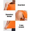 imageMAGCOMSEN Mens UPF 50 Sleeveless Shirts Quick Dry UV Protection Muscle Athletic Tank Top for Workout Swim Running GymFlorange