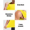 imageMAGCOMSEN Mens UPF 50 Sleeveless Shirts Quick Dry UV Protection Muscle Athletic Tank Top for Workout Swim Running GymYellow