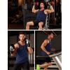 imageMAGCOMSEN Mens UPF 50 Tank Top Gym Workout Sleeveless Muscle Shirts Sun Protection Cut Off Shirts Summer Sleeveless T ShirtNavy Blue