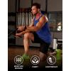 imageMAGCOMSEN Mens UPF 50 Tank Top Quick Dry Summer Workout Muscle Sleeveless Shirts for Swim Beach BodybuildingRoyal Blue