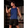 imageMAGCOMSEN Mens UPF 50 Tank Top Quick Dry Summer Workout Muscle Sleeveless Shirts for Swim Beach BodybuildingRoyal Blue
