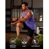 imageMAGCOMSEN Mens UPF 50 Tank Top Quick Dry Summer Workout Muscle Sleeveless Shirts for Swim Beach BodybuildingViolet