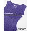 imageMAGCOMSEN Mens UPF 50 Tank Top Quick Dry Summer Workout Muscle Sleeveless Shirts for Swim Beach BodybuildingViolet