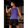 imageMAGCOMSEN Mens UPF 50 Tank Top Quick Dry Summer Workout Muscle Sleeveless Shirts for Swim Beach BodybuildingViolet