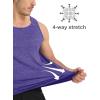 imageMAGCOMSEN Mens UPF 50 Tank Top Quick Dry Summer Workout Muscle Sleeveless Shirts for Swim Beach BodybuildingViolet