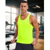 imageMAGCOMSEN Mens UPF 80 Tank Tops Y Back Quick Dry Gym Workout Running Athletic Fitness Muscle Sleeveless Summer ShirtsFlgreen
