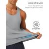 imageMAGCOMSEN Mens UPF 80 Tank Tops Y Back Quick Dry Gym Workout Running Athletic Fitness Muscle Sleeveless Summer ShirtsLightgrey