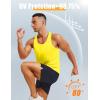imageMAGCOMSEN Mens UPF 80 Tank Tops Y Back Quick Dry Gym Workout Running Athletic Fitness Muscle Sleeveless Summer ShirtsYellow