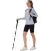 imageMAGCOMSEN Womens UPF 80 Sun Protection Hoodie Shirt Long Sleeve Outdoor Hiking Fishing Rash Guard with PocketBrightgray