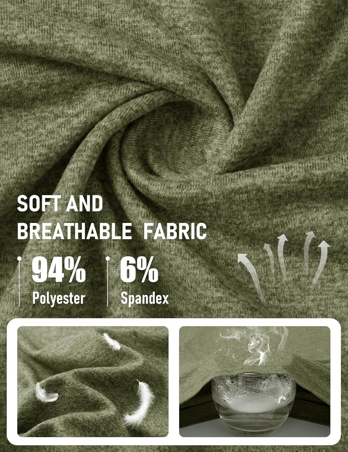 imageMAGCOMSEN Mens Polo Shirts Short Sleeve Moisture Wicking Lightweight Athletic Casual Collared Golf ShirtArmy Green