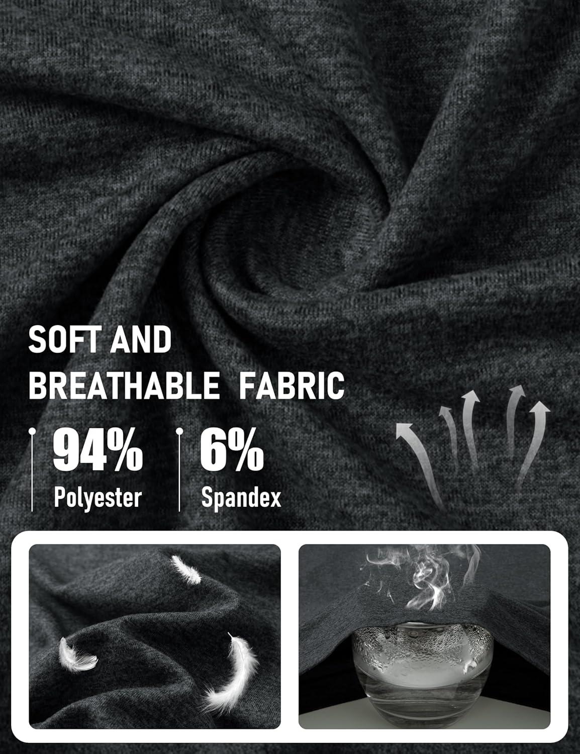 imageMAGCOMSEN Mens Polo Shirts Short Sleeve Moisture Wicking Lightweight Athletic Casual Collared Golf ShirtBlack