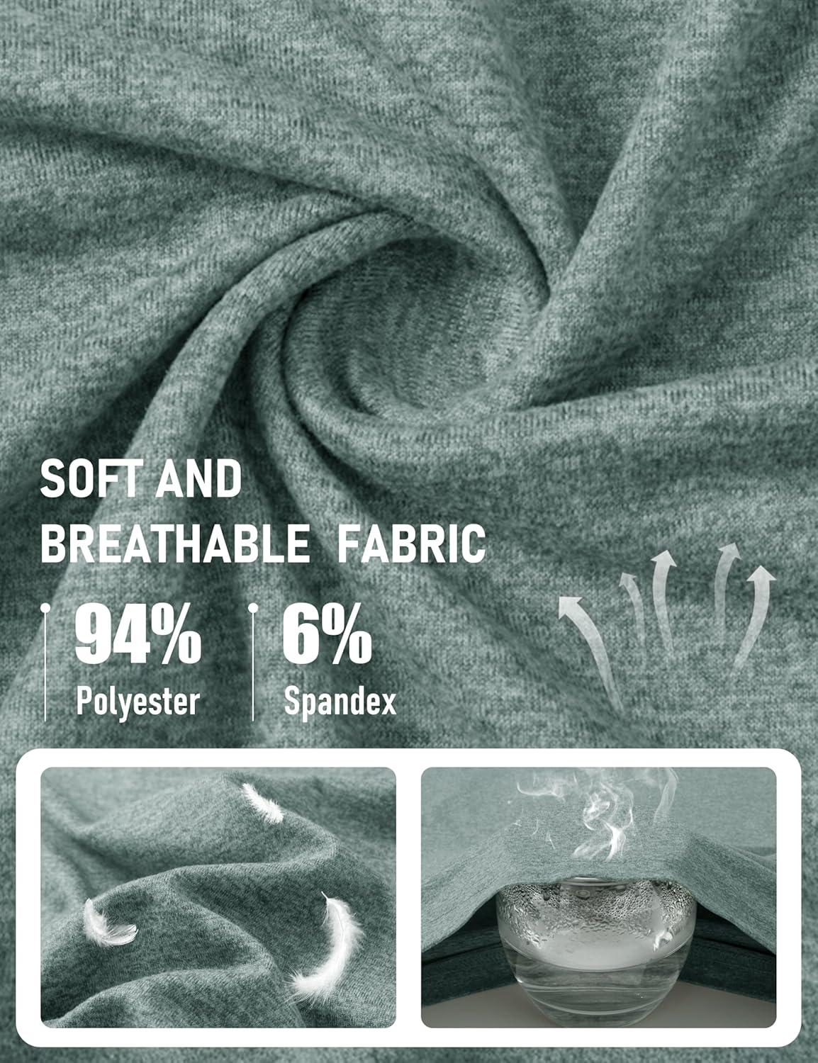 imageMAGCOMSEN Mens Polo Shirts Short Sleeve Moisture Wicking Lightweight Athletic Casual Collared Golf ShirtDark Green