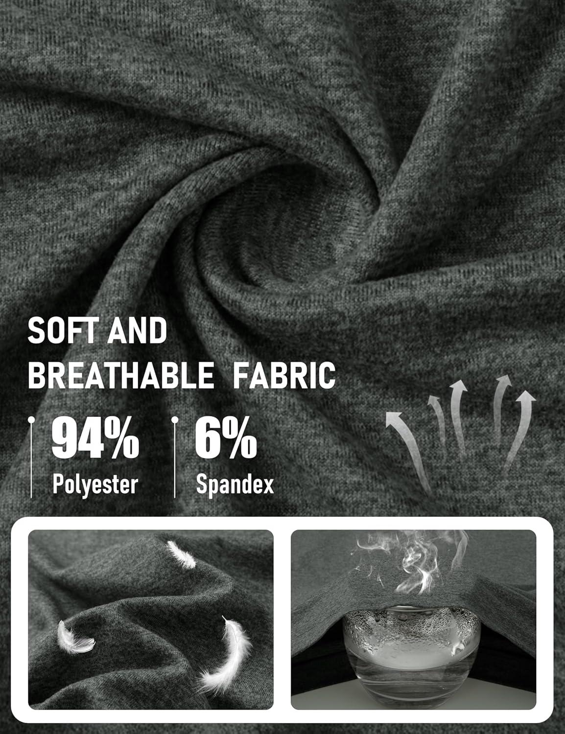 imageMAGCOMSEN Mens Polo Shirts Short Sleeve Moisture Wicking Lightweight Athletic Casual Collared Golf ShirtDark Grey