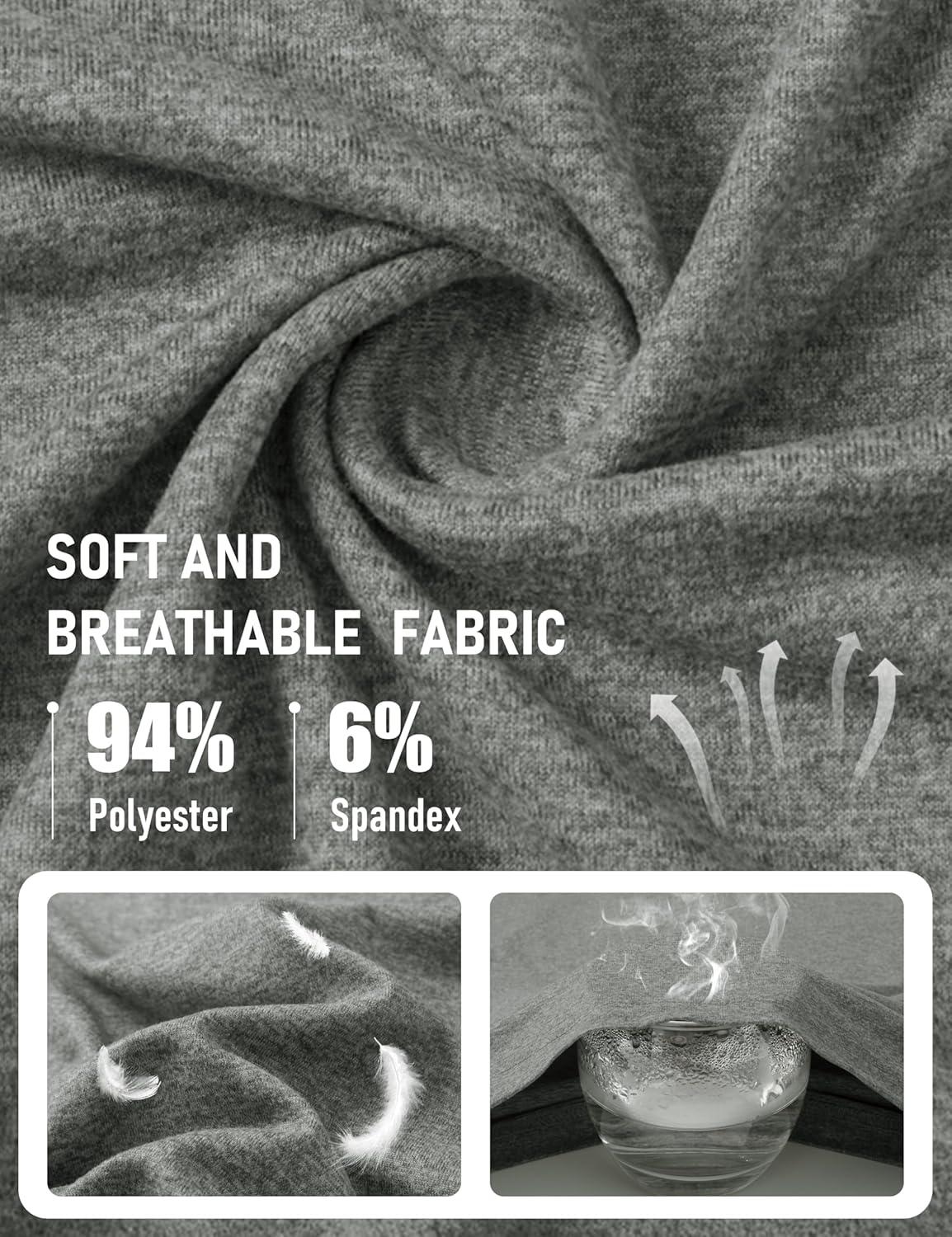 imageMAGCOMSEN Mens Polo Shirts Short Sleeve Moisture Wicking Lightweight Athletic Casual Collared Golf ShirtGrey