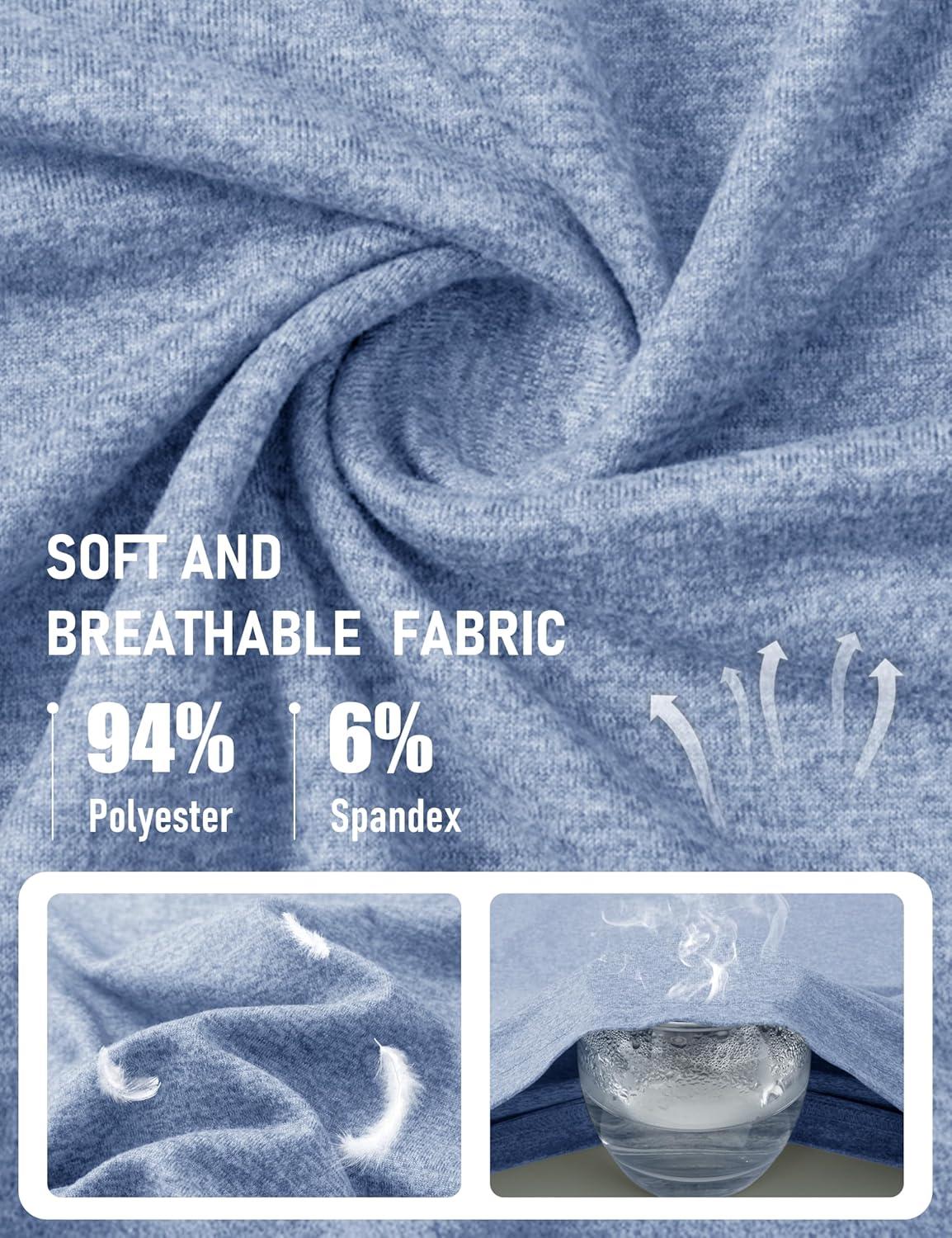 imageMAGCOMSEN Mens Polo Shirts Short Sleeve Moisture Wicking Lightweight Athletic Casual Collared Golf ShirtIndigo