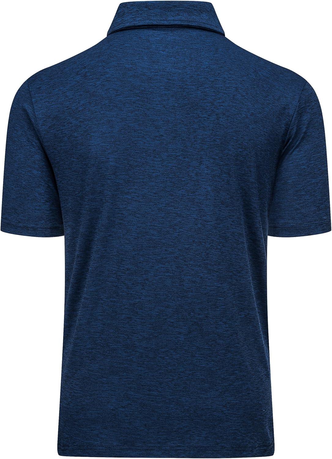 imageMAGCOMSEN Mens Short Sleeve UPF 50 TShirt Quick Dry Rash Guard Athletic Running Swim Top Tee Performance Water ShirtsDark Blue