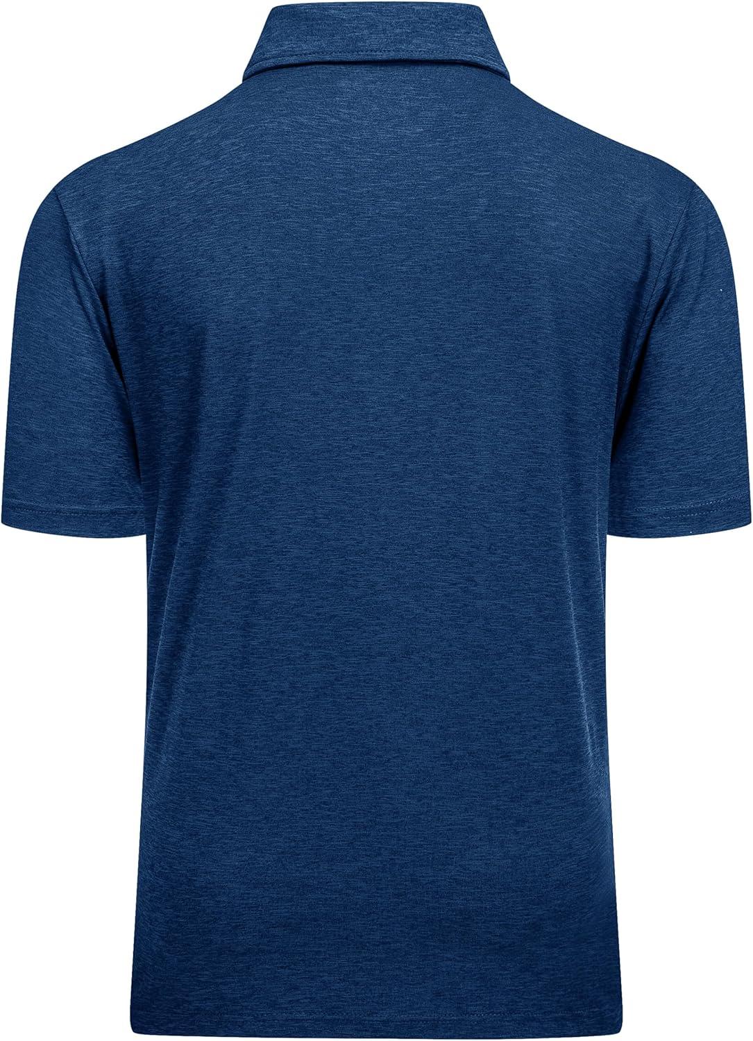 imageMAGCOMSEN Mens Short Sleeve UPF 50 TShirt Quick Dry Rash Guard Athletic Running Swim Top Tee Performance Water ShirtsMiddle Blue