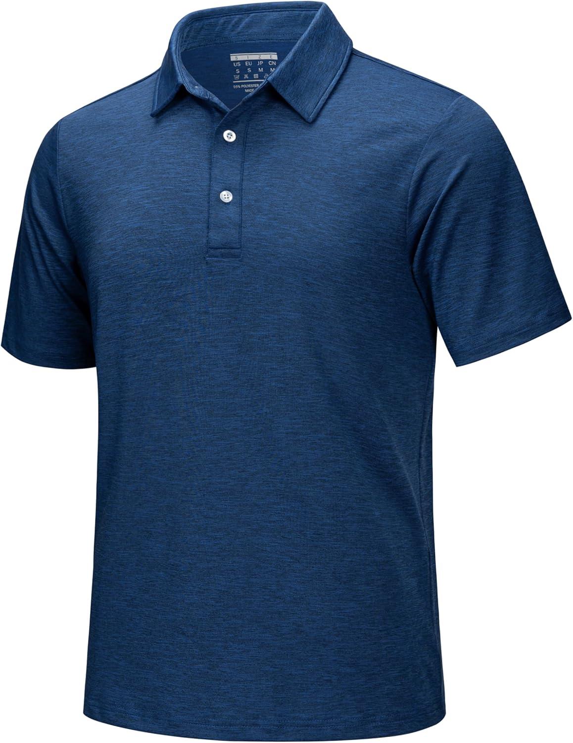 imageMAGCOMSEN Mens Short Sleeve UPF 50 TShirt Quick Dry Rash Guard Athletic Running Swim Top Tee Performance Water ShirtsMiddle Blue