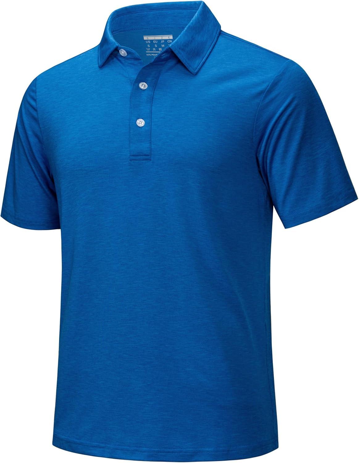 imageMAGCOMSEN Mens Short Sleeve UPF 50 TShirt Quick Dry Rash Guard Athletic Running Swim Top Tee Performance Water ShirtsSea Blue