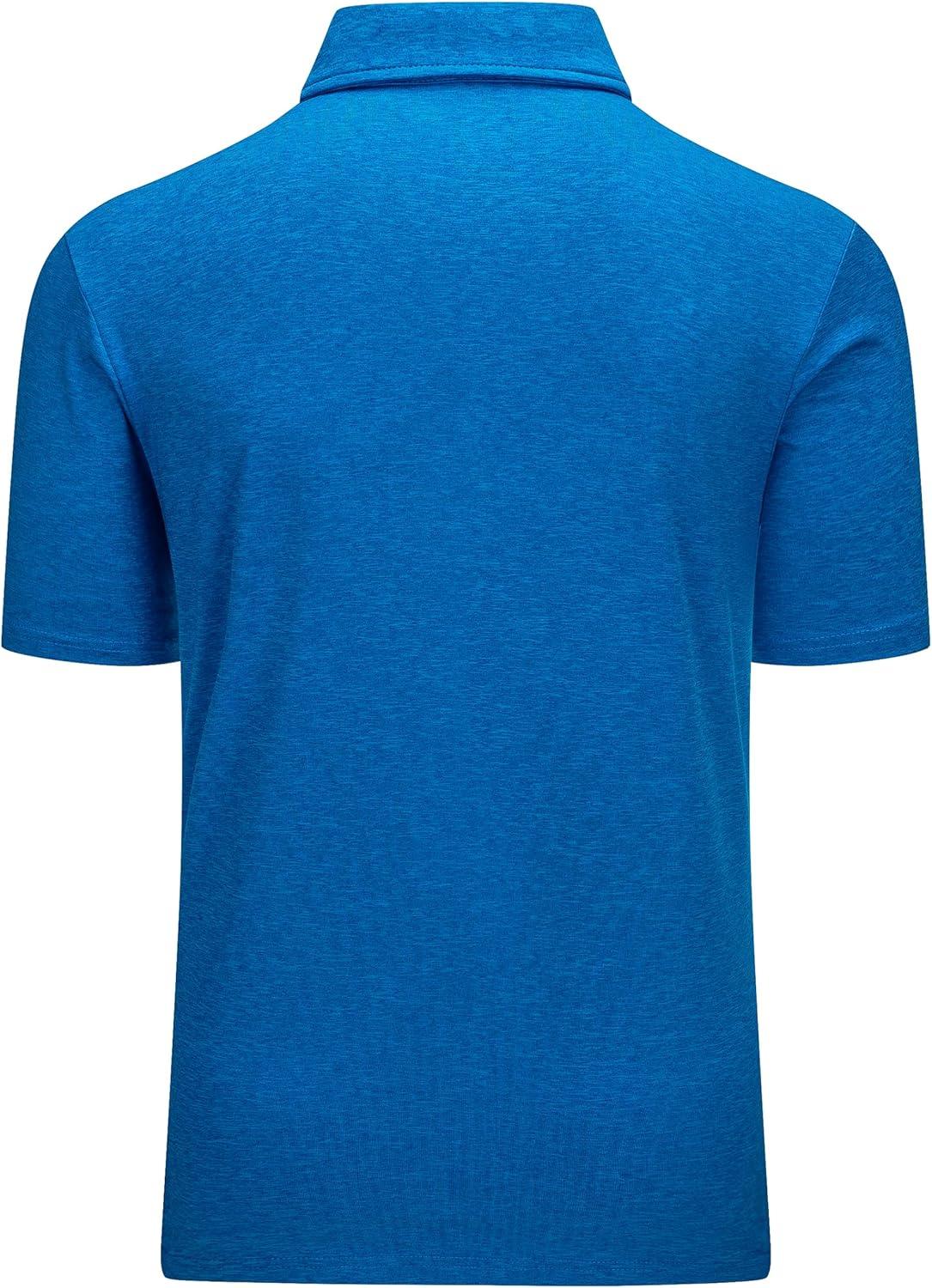 imageMAGCOMSEN Mens Short Sleeve UPF 50 TShirt Quick Dry Rash Guard Athletic Running Swim Top Tee Performance Water ShirtsSea Blue