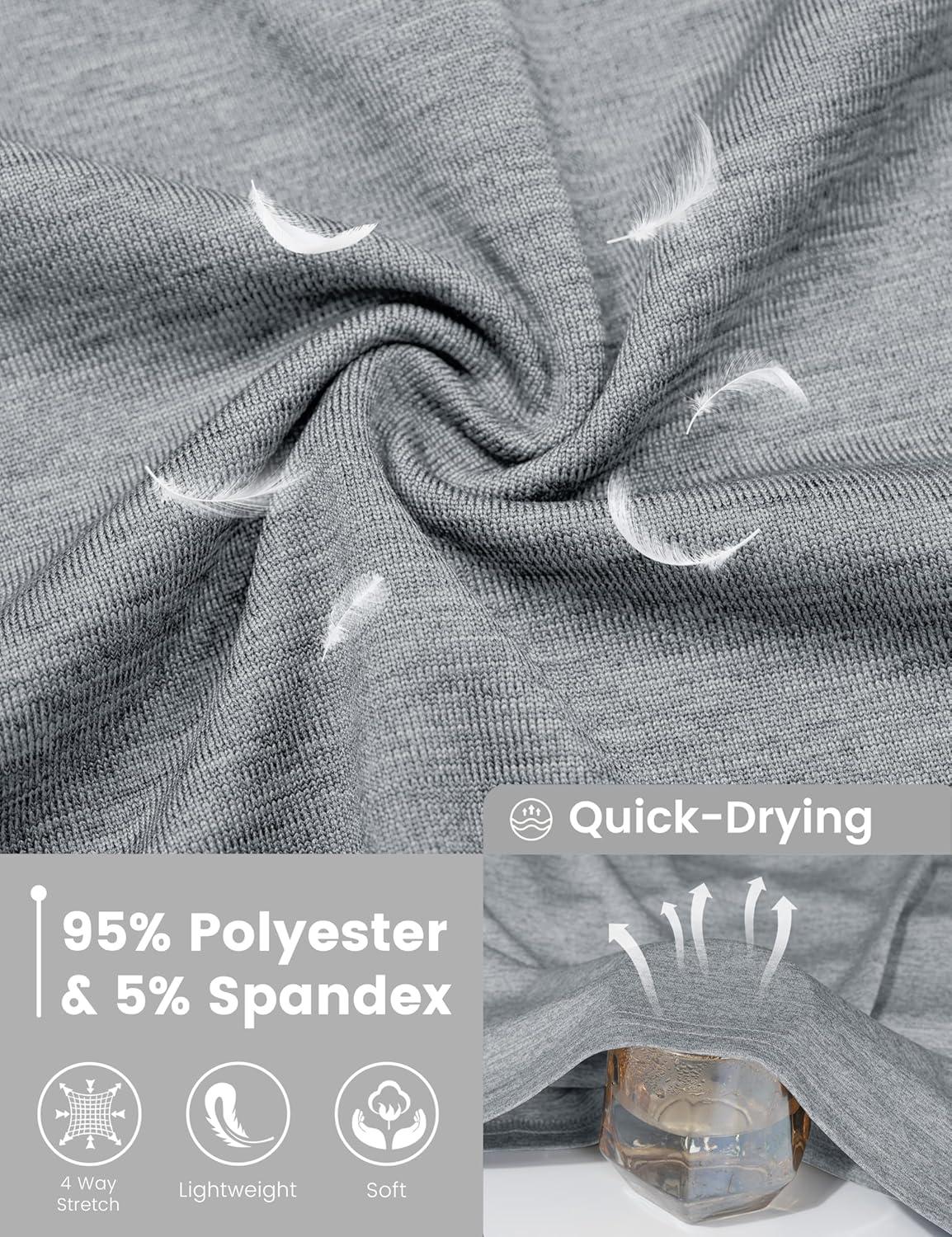 imageMAGCOMSEN Mens Short Sleeve UPF 50 TShirt Quick Dry Rash Guard Athletic Running Swim Top Tee Performance Water ShirtsSliver