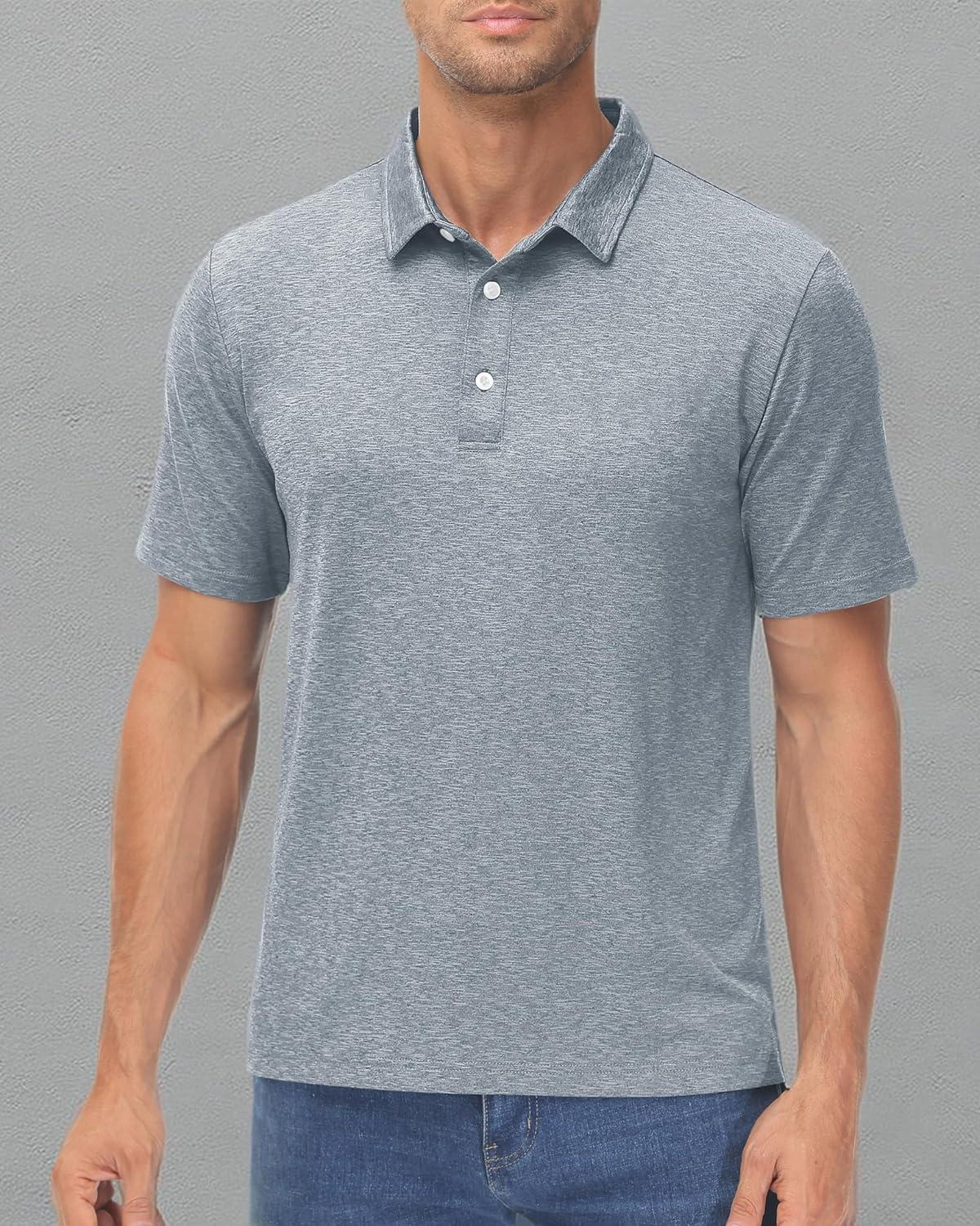 imageMAGCOMSEN Mens Short Sleeve UPF 50 TShirt Quick Dry Rash Guard Athletic Running Swim Top Tee Performance Water ShirtsSliver