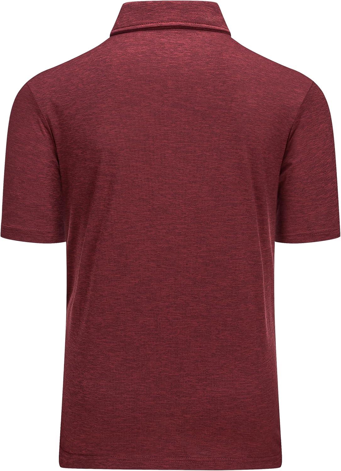 imageMAGCOMSEN Mens Short Sleeve UPF 50 TShirt Quick Dry Rash Guard Athletic Running Swim Top Tee Performance Water ShirtsWine Red