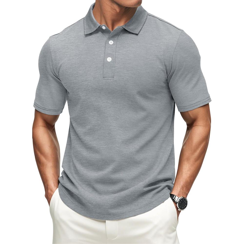 imageMAGCOMSEN Mens Short Sleeve UPF 50 TShirt Quick Dry Rash Guard Athletic Running Swim Top Tee Performance Water ShirtsSliver