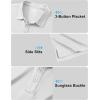 imageMAGCOMSEN 3 Pack Mens Polo Shirts Short Sleeve Athletic Performance Collared Shirt Moisture Wicking Casual Golf PolosBlackWhiteNavy