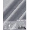 imageMAGCOMSEN Mens Hooded UPF 50 Sun Protection T Shirts Long Sleeve Athletic Fishing Shirts Rash GuardsLight Grey