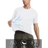 imageMAGCOMSEN Mens Long Sleeve Shirts UPF 50 UV Sun Protection Athletic Shirts for Hiking Running Workout Rash Guard06white