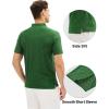 imageMAGCOMSEN Mens Polo Shirts Dry Fit Golf Shirts Moisture Wicking Athletic Workout Golf Polo Tees Casual Collared ShirtDark Green