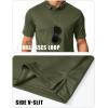 imageMAGCOMSEN Mens Polo Shirts Short Sleeve Quick Dry Performance Tactical Shirt UPF 50 Work Golf Polos Collared ShirtsArmy Green