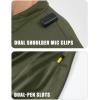 imageMAGCOMSEN Mens Polo Shirts Short Sleeve Quick Dry Performance Tactical Shirt UPF 50 Work Golf Polos Collared ShirtsArmy Green