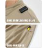 imageMAGCOMSEN Mens Polo Shirts Short Sleeve Quick Dry Performance Tactical Shirt UPF 50 Work Golf Polos Collared ShirtsKhaki