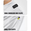 imageMAGCOMSEN Mens Polo Shirts Short Sleeve Quick Dry Performance Tactical Shirt UPF 50 Work Golf Polos Collared ShirtsWhite