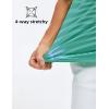 imageMAGCOMSEN Mens Polo Shirts Short Sleeve Striped Golf Polos Dry Fit Casual Performance Collared ShirtStripe Green