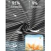 imageMAGCOMSEN Mens Polo Shirts Short Sleeve Striped Golf Polos Dry Fit Casual Performance Collared ShirtStripe Medium Grey