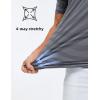 imageMAGCOMSEN Mens Polo Shirts Short Sleeve Striped Golf Polos Dry Fit Casual Performance Collared ShirtStripe Medium Grey
