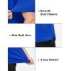 imageMAGCOMSEN Mens Polo Shirts Short Sleeve UPF 50 Dry Fit Performance Golf Shirts Casual Athletic Collared ShirtColor Blue