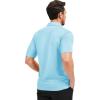 imageMAGCOMSEN Mens Polo Shirts Short Sleeve UPF 50 Dry Fit Performance Golf Shirts Casual Athletic Collared ShirtLight Sky Blue